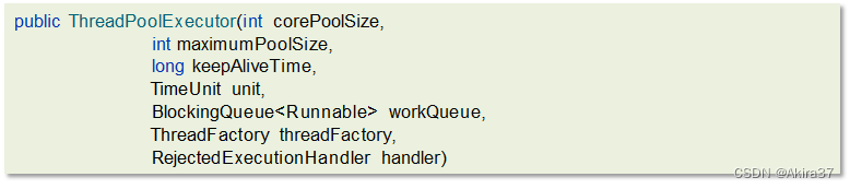 线程池 核心参数